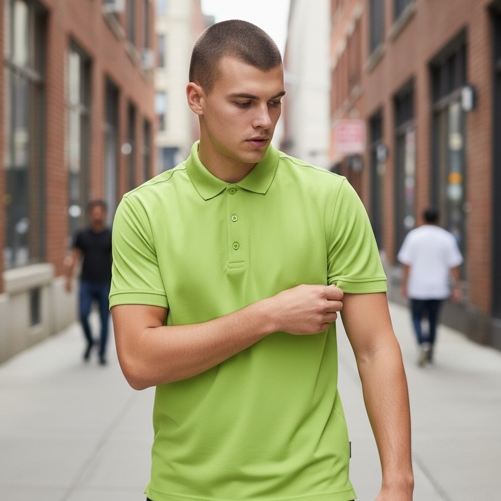 Adidas Golf Polo Shirt Adizero Performance Lime‎ Green Mens 2XL